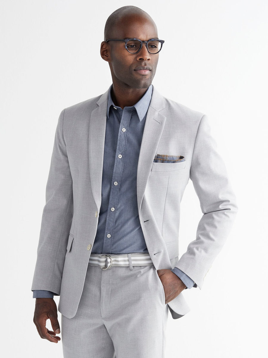 Men's Maxwell Blazer - Dove Grey – ICO Uniforms