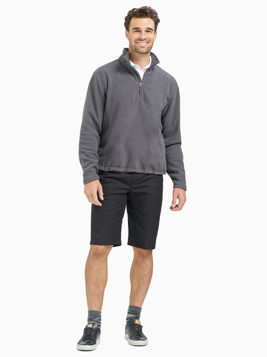 Men's Essential Quarter Zip Fleece Pullover – ICO Uniforms