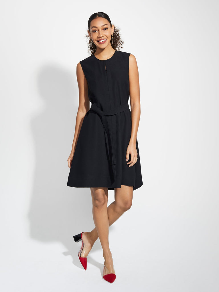 【LOULOUSEOUL】Ribbon Tie Classic Dress (Black) loulouseoulouse