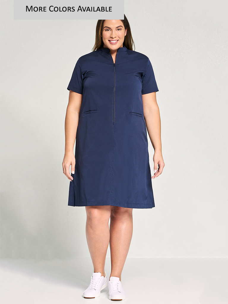 ladies housekeeping dress Organic Cotton Meissa Housekeeping Dress Black / 14