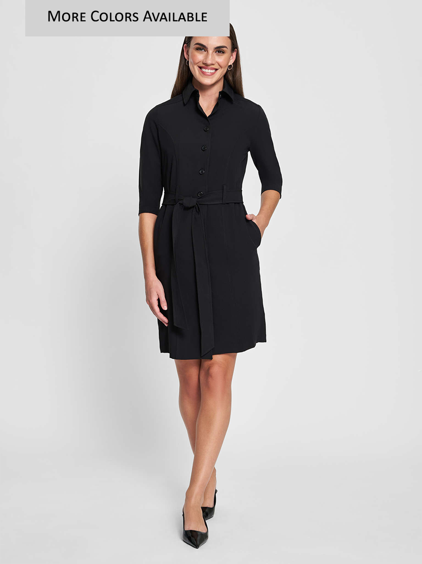 ladies black shirt dress Ladies' Bella Dress
