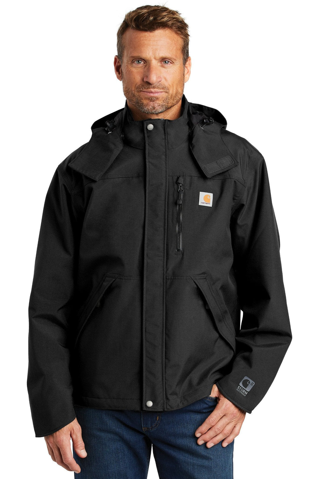 Carhartt Men's Black Waterproof Shoreline Jacket Size XL cheapest Tall