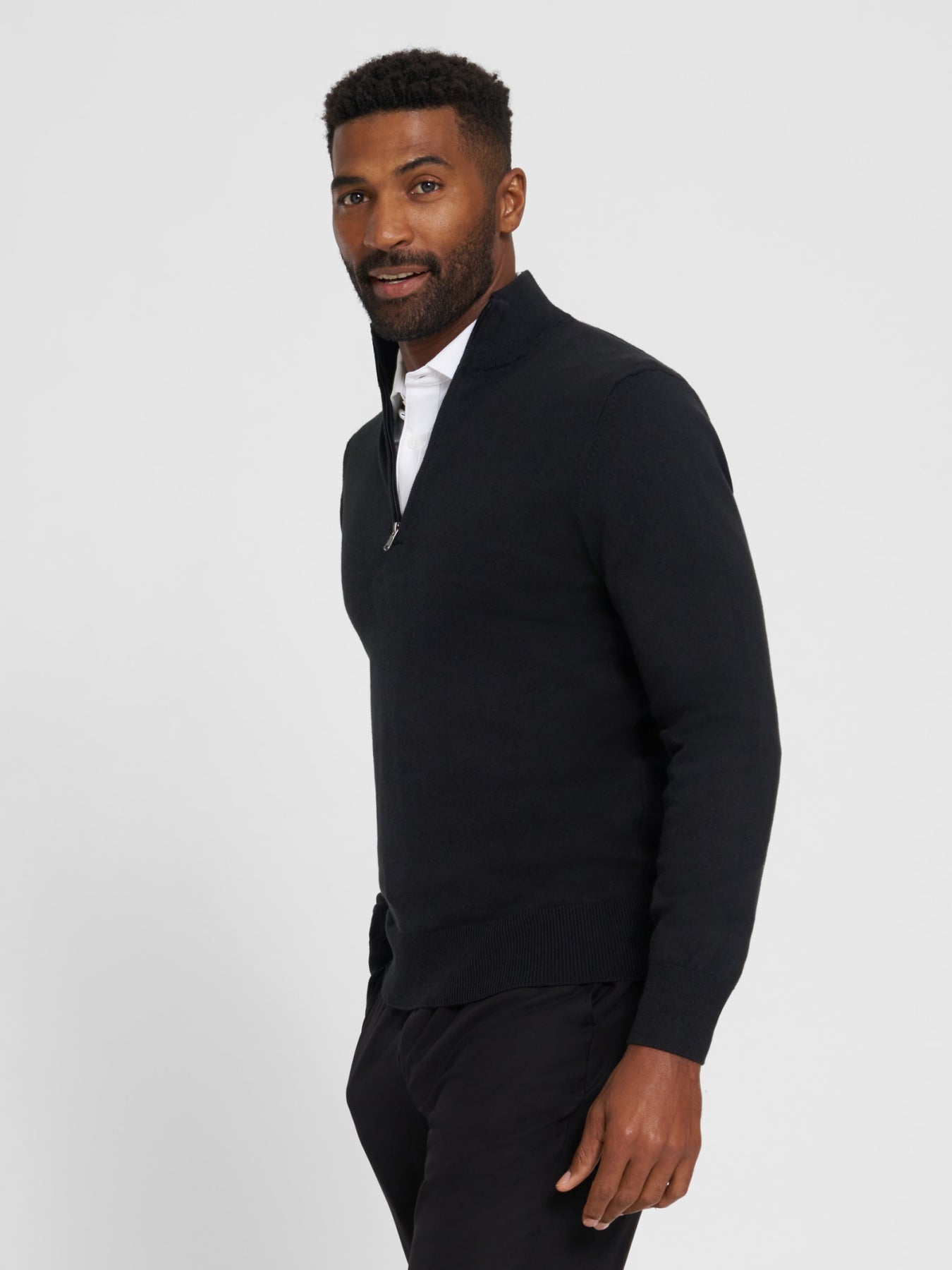 Men's Quarter Zip Sweater