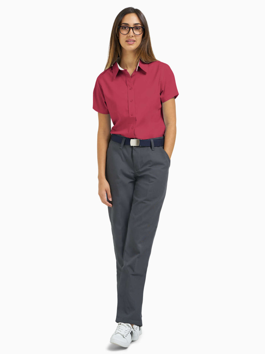 Ladies' Performance Button-Down – ICO Uniforms