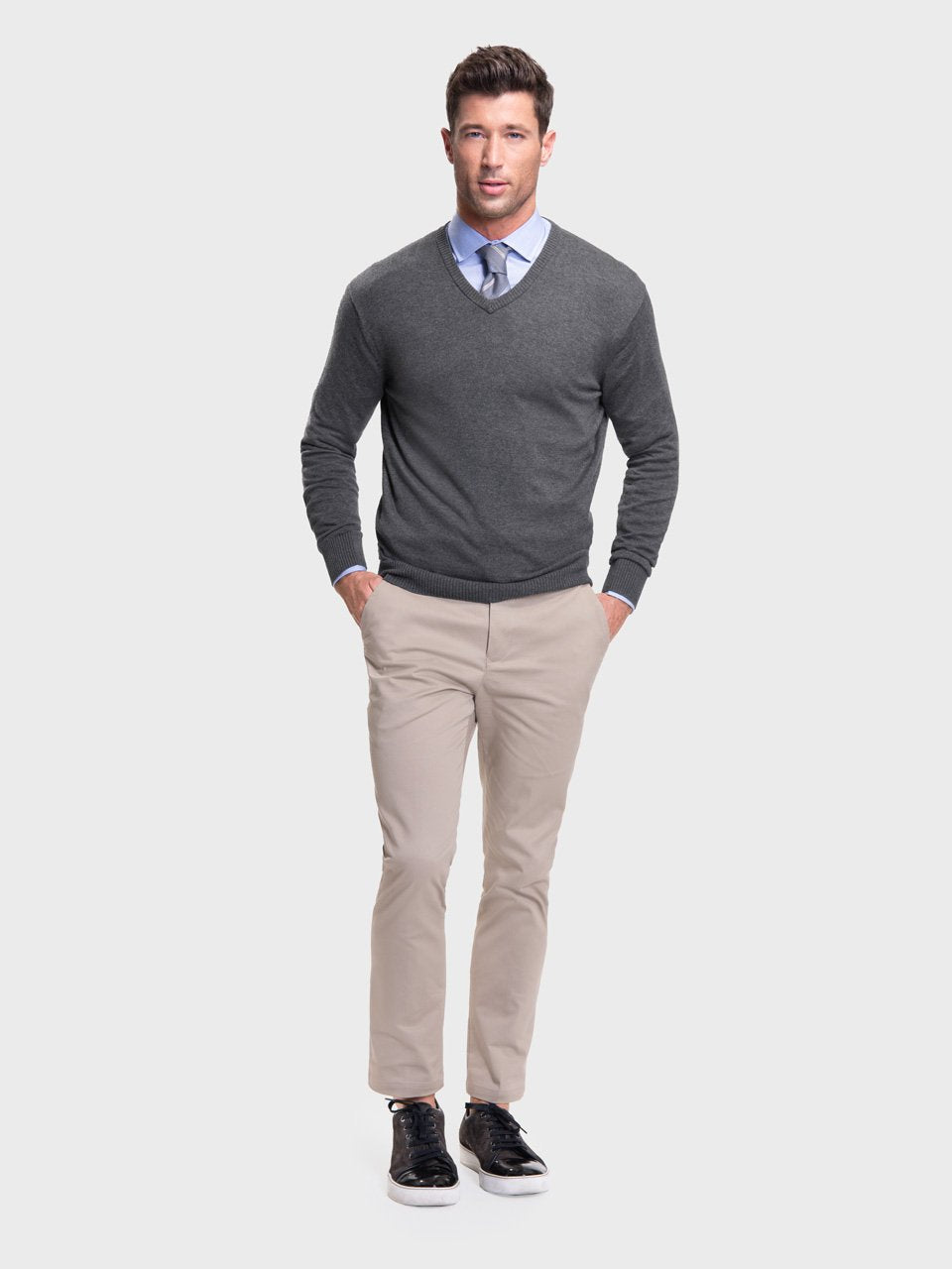 Men's V-Neck Sweater | Stylish Corporate Uniforms and Career Apparel ICO Uniforms Men's V-Neck Sweater | Stylish Corporate Uniforms and Career Apparel ICO Uniforms