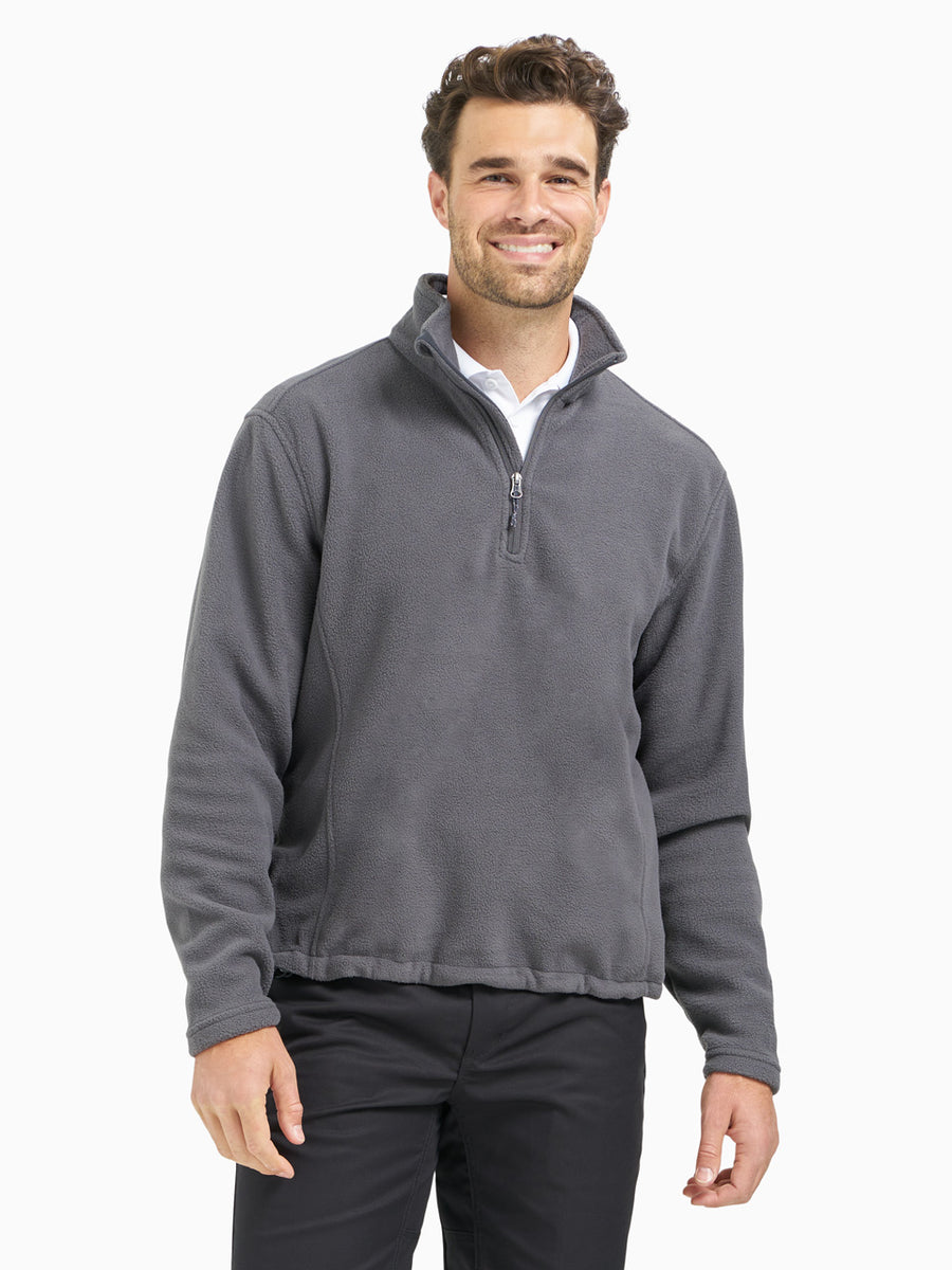 Men's Essential Quarter Zip Fleece Pullover – ICO Uniforms