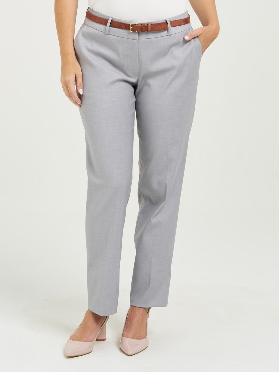 Ladies' Jordan Straight Leg Pant - Dove Grey – ICO Uniforms